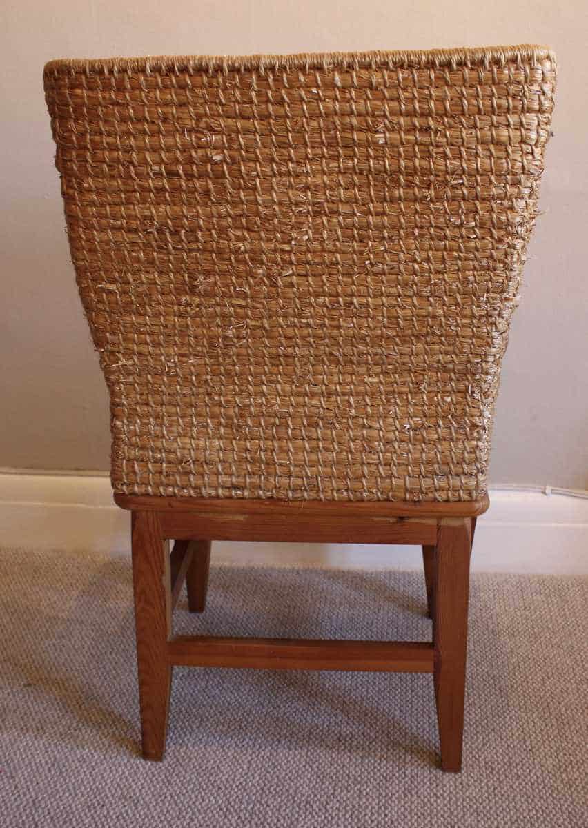 Orkney Chair of Small Proportions in Pine and Straw Circa 1970 - Image 3