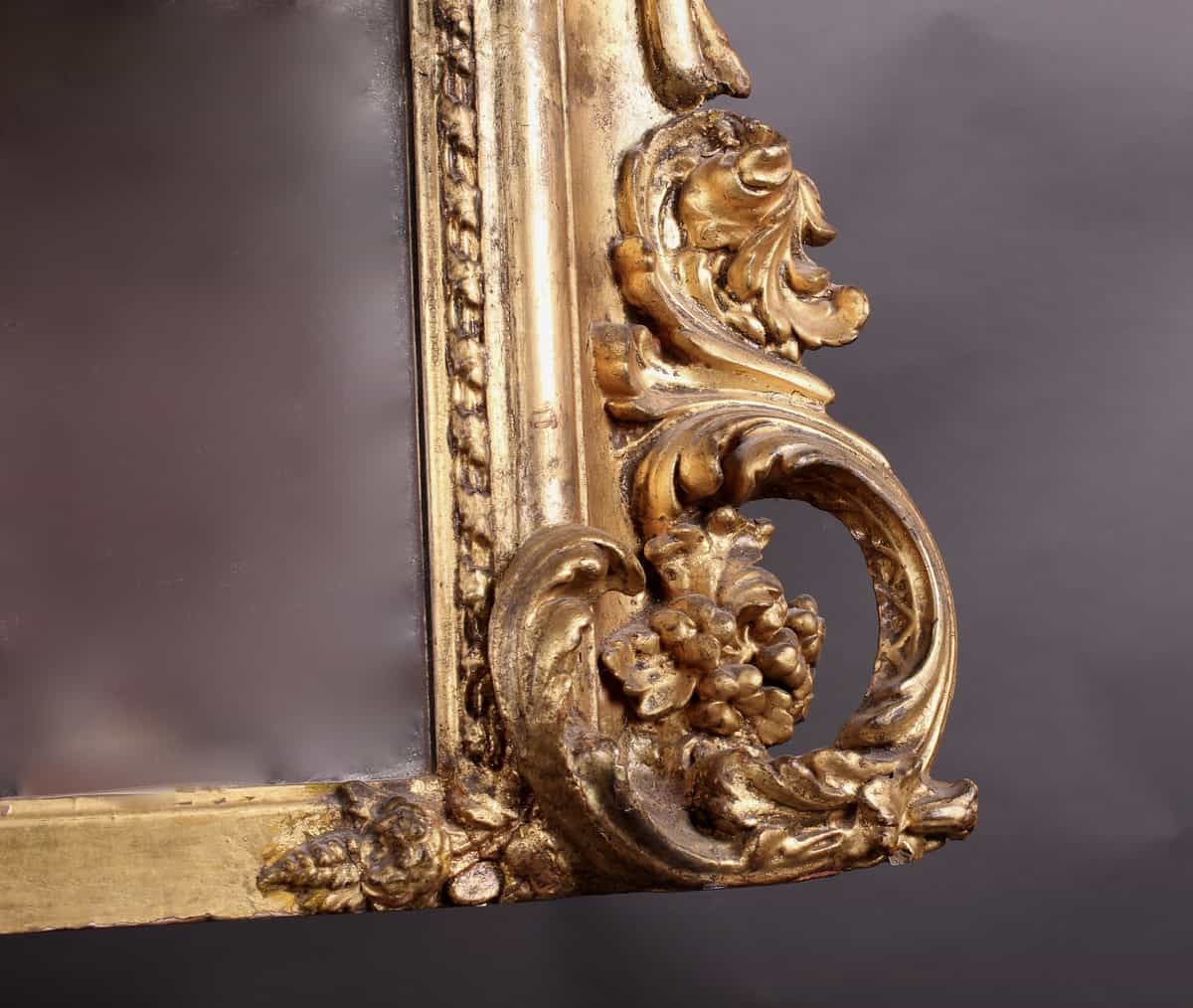 Victorian Giltwood and Composition Wall Mirror by Charles Nosotti, London Circa 1870 - Image 6