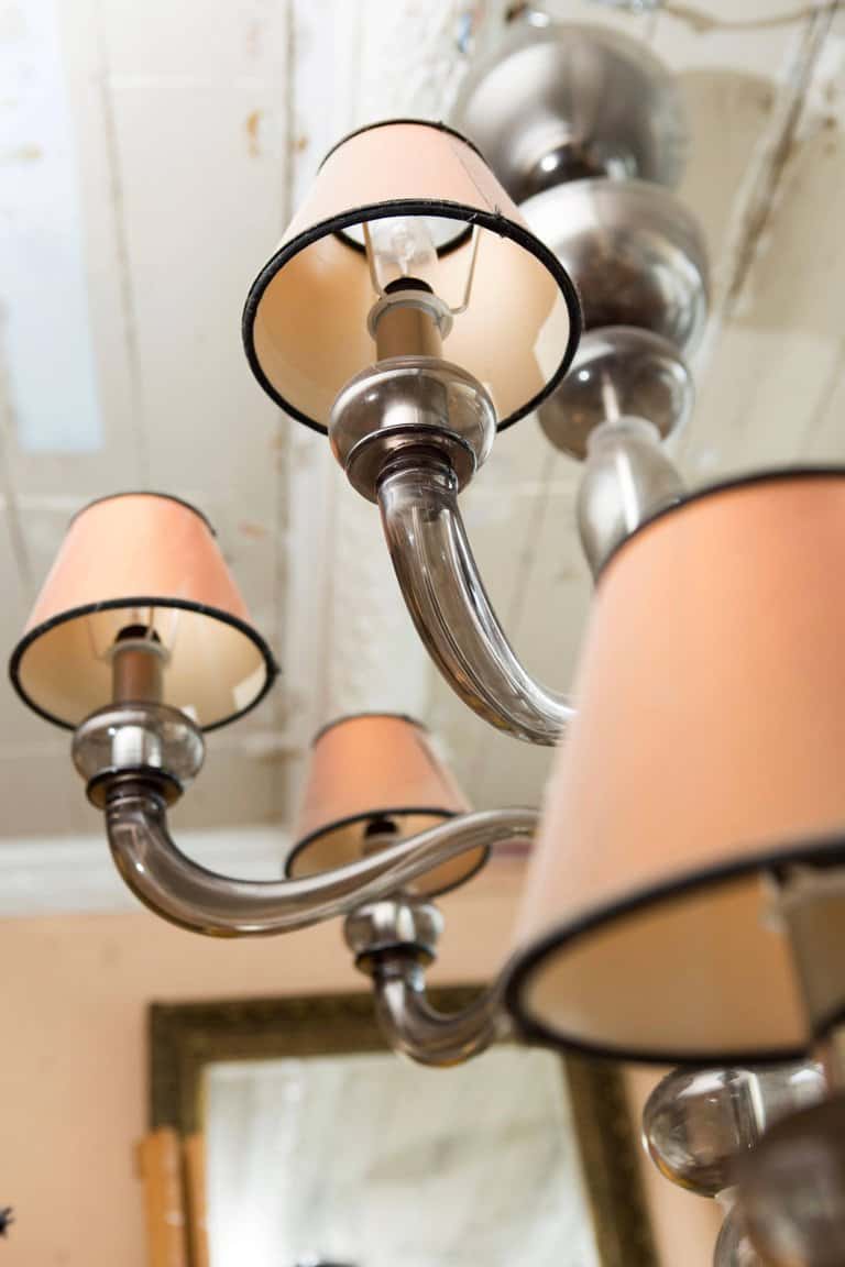 Large Vintage Twenty-Four-Light Murano Glass Chandelier - Image 8