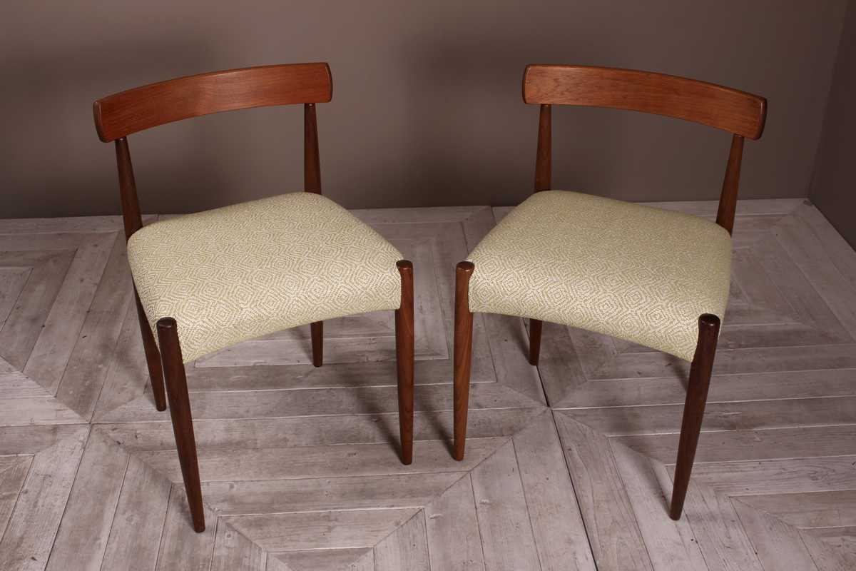 Six Midcentury Dining Chairs by Arne Hovmand Olsen for Mogens Kold, Circa 1960 - Image 3