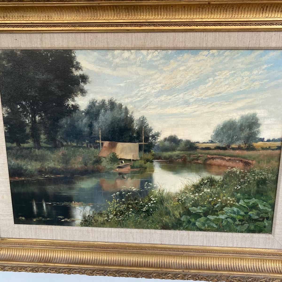 River Landscpe Painting by Helen Donald-Smith - Image 5