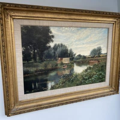 River Landscpe Painting by Helen Donald-Smith