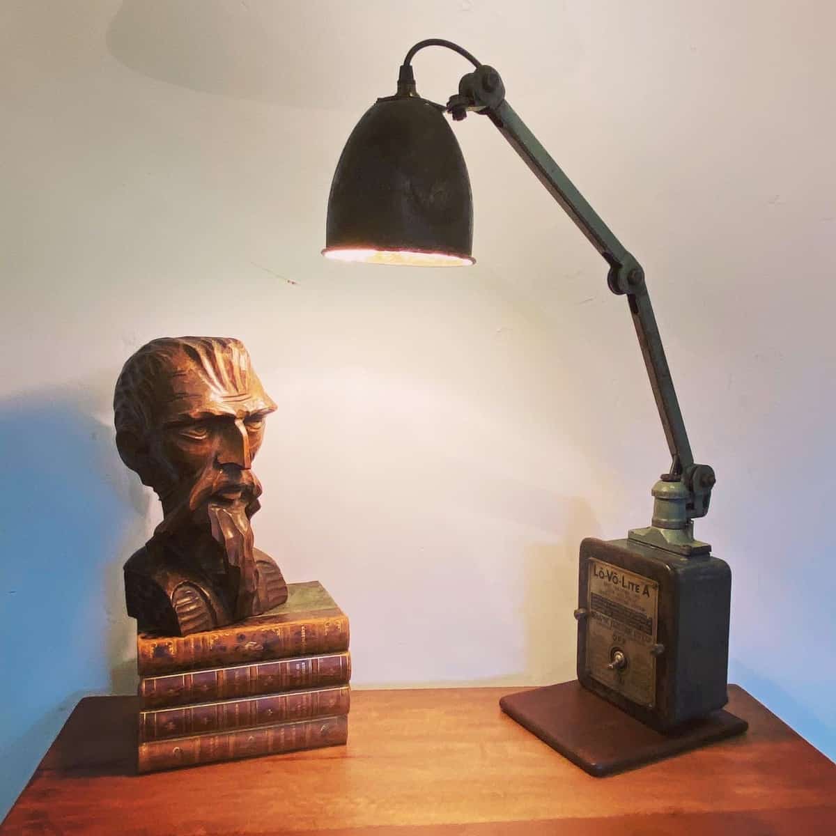 Industrial Midcentury Machinist Lamp