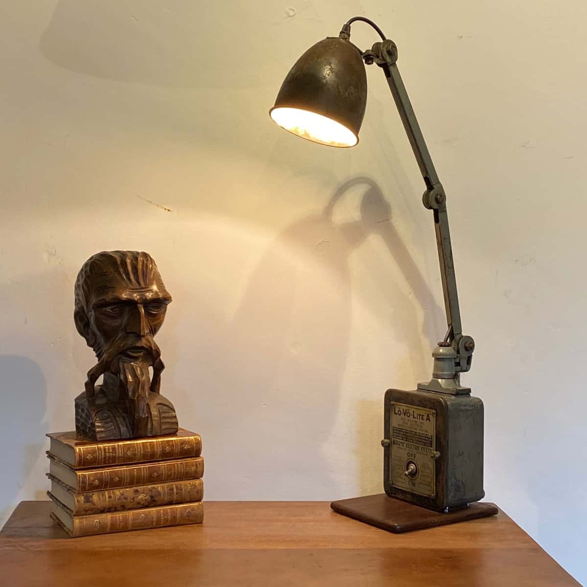 Industrial Midcentury Machinist Lamp - Image 3
