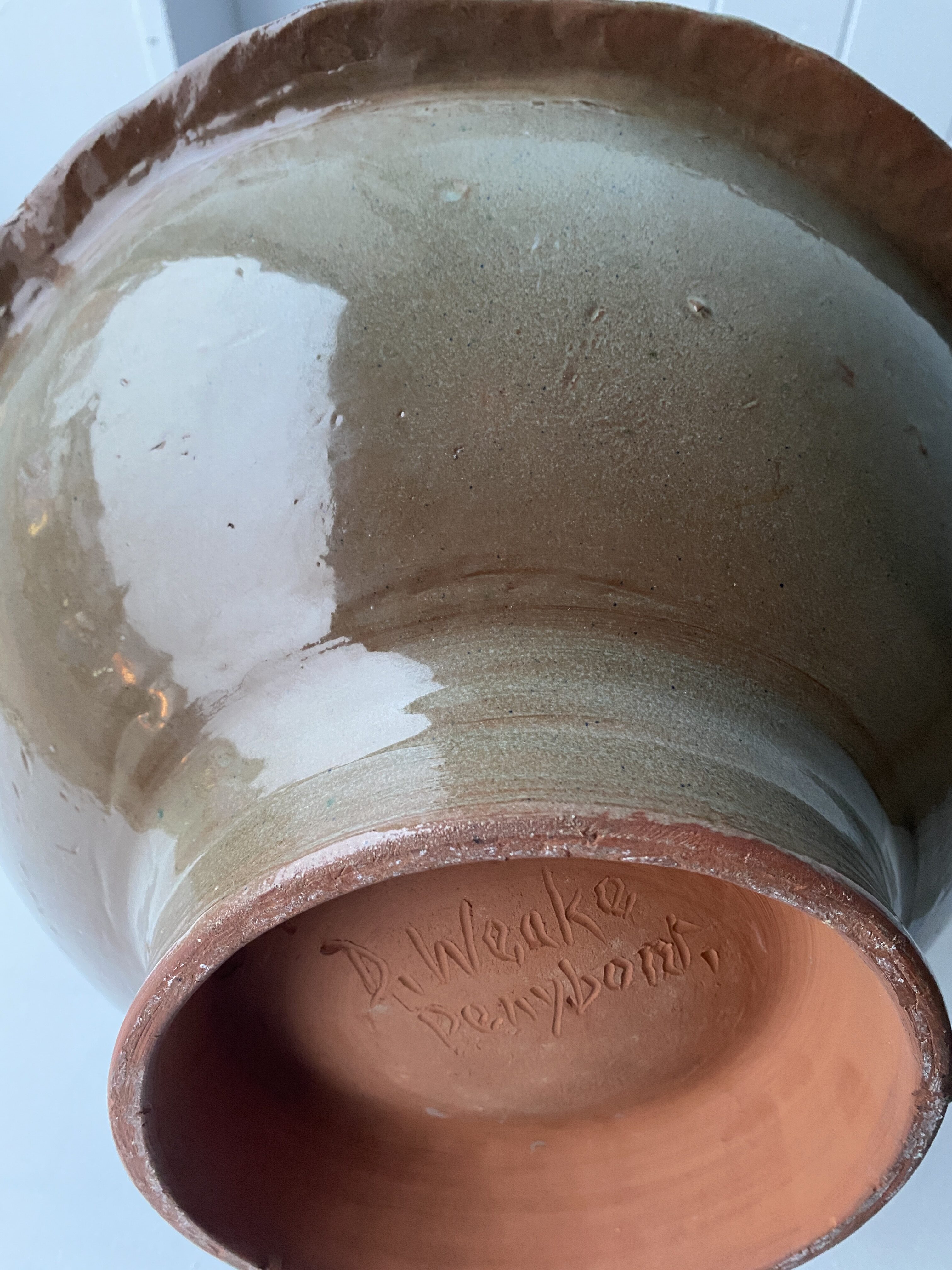 Large Studio Pottery Vase by David Weake - Image 9
