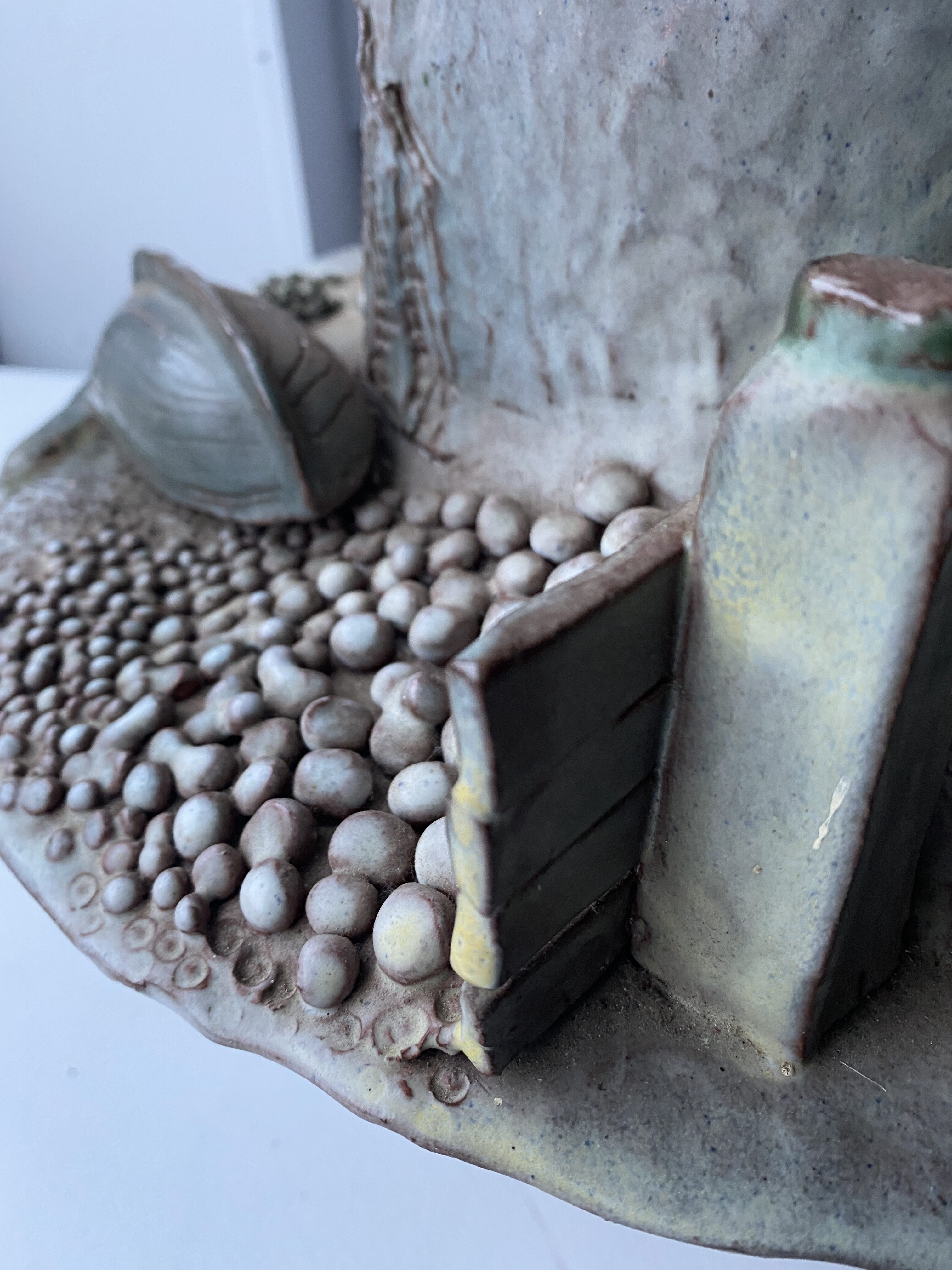 Large Studio Pottery Vase by David Weake - Image 4