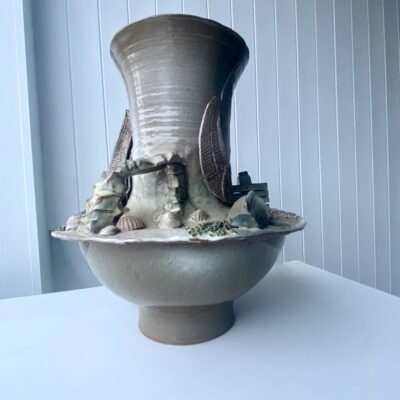 Large Studio Pottery Vase by David Weake