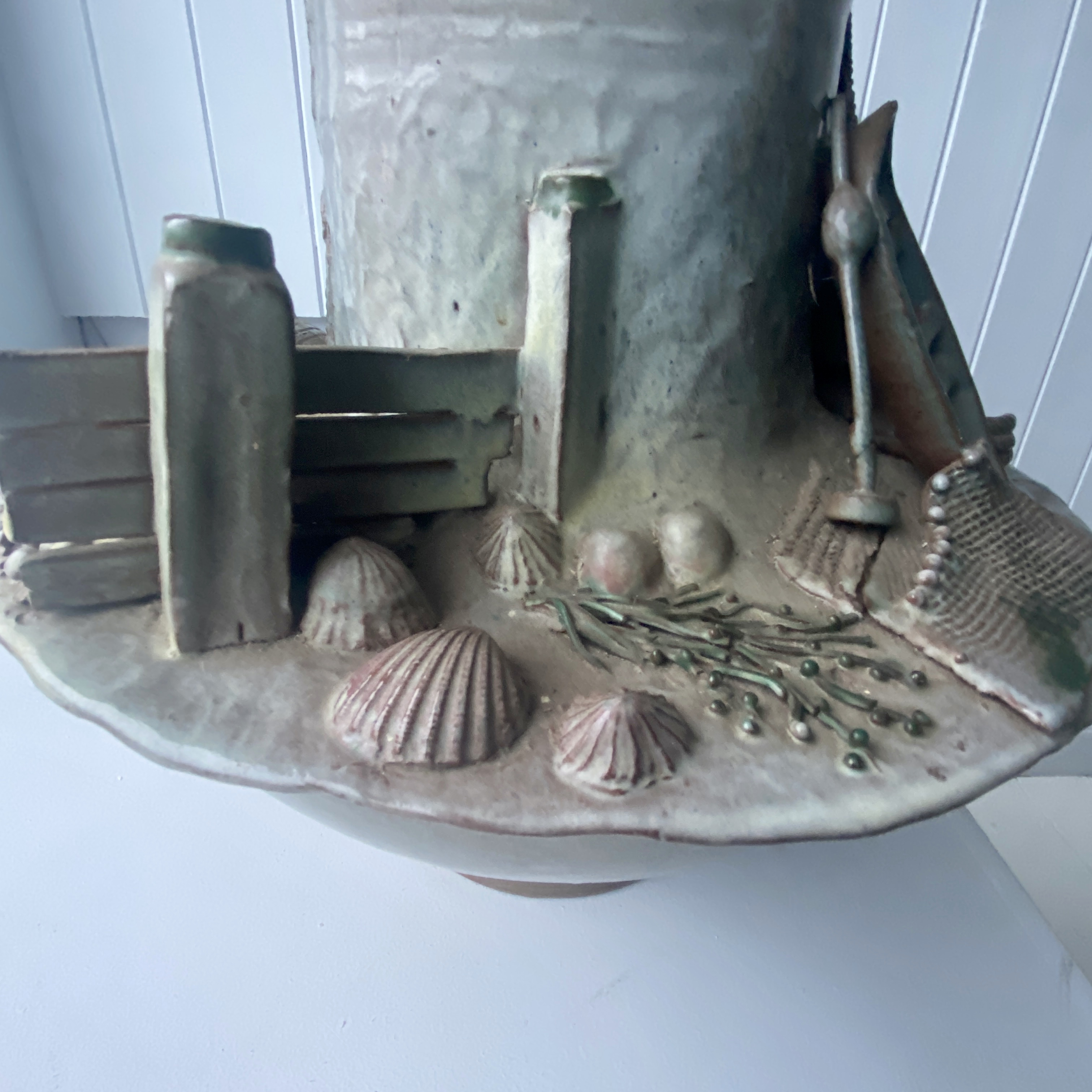 Large Studio Pottery Vase by David Weake - Image 7