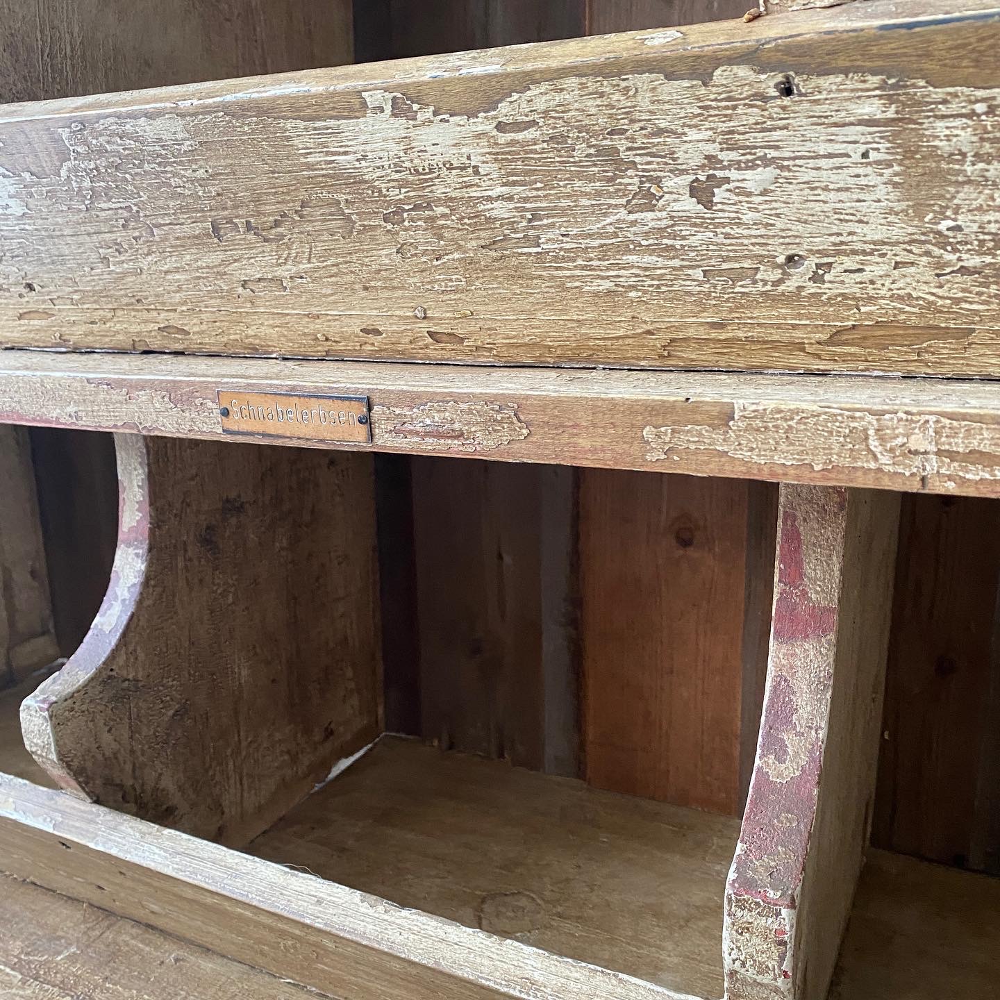 Large Bank of Shop Drawers With Storage Trough - Image 4