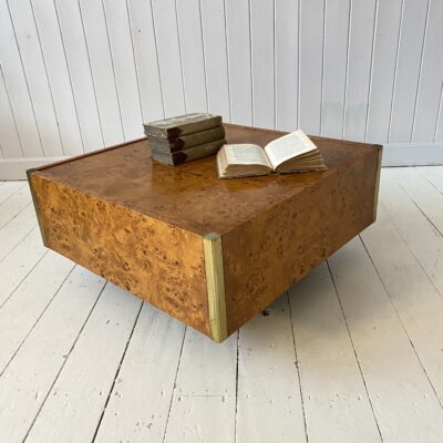 Birds Eye Maple Square Coffee Table