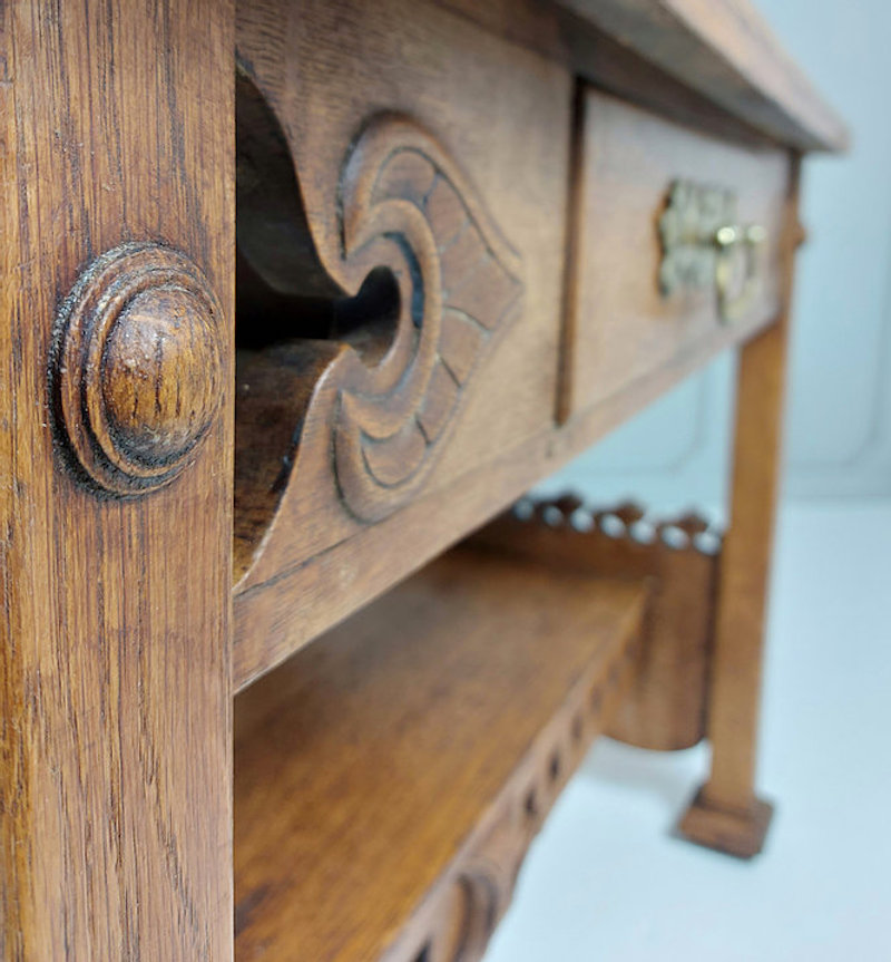 An American Arts & Crafts Library or Console Table - Image 4