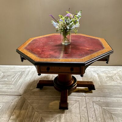 Victorian Aesthetic Movement Octagonal Centre or Library Table
