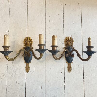 Pair of Vintage Regency Style Wall Sconces