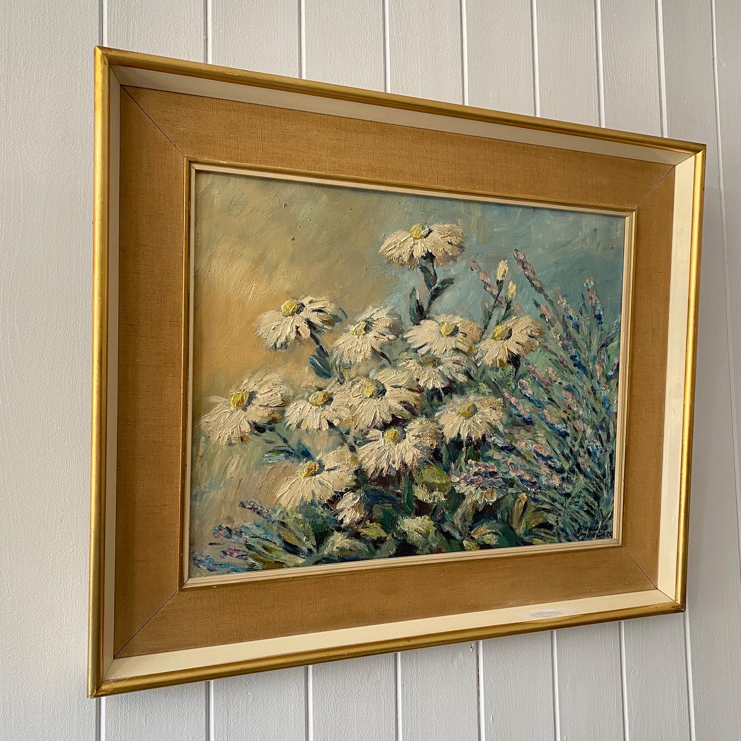 Oil on board Still Life Summer Flowers - Image 4