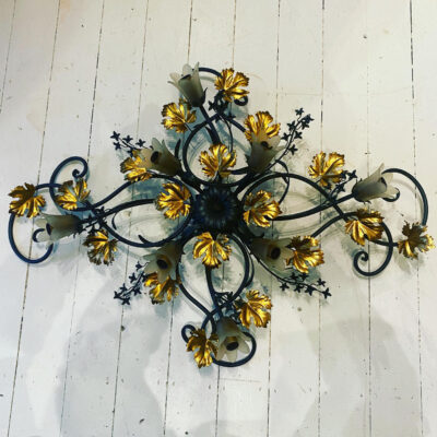 Large Christopher Wray Toleware Ceiling Light