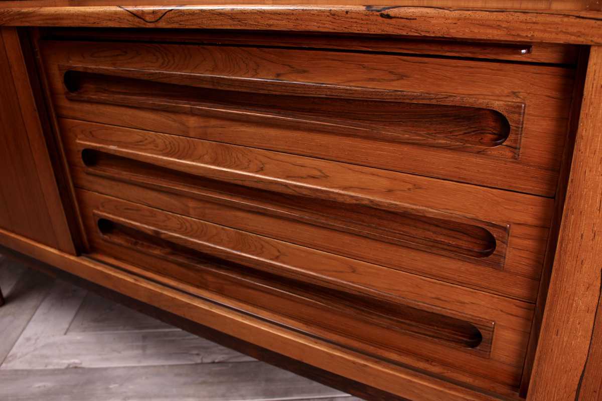 Danish Rosewood Sideboard Credenza by Johannes Andersen, Circa 1960 - Image 6