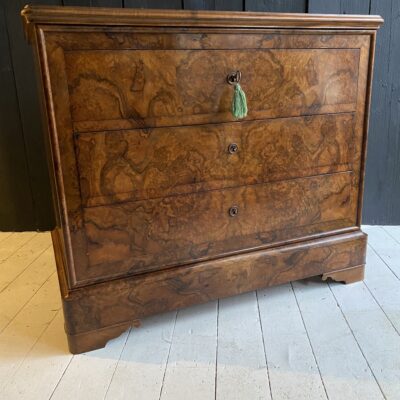 A French Burr Walnut Commode Circa 1910/20
