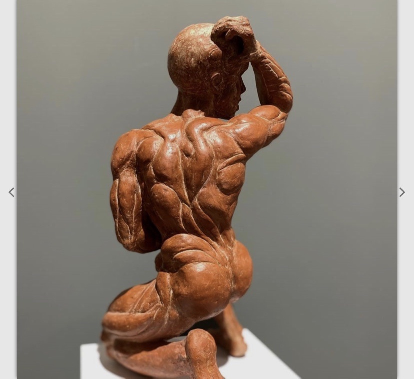 French Terracotta Male Anatomical Model Circa 1920 - Image 3