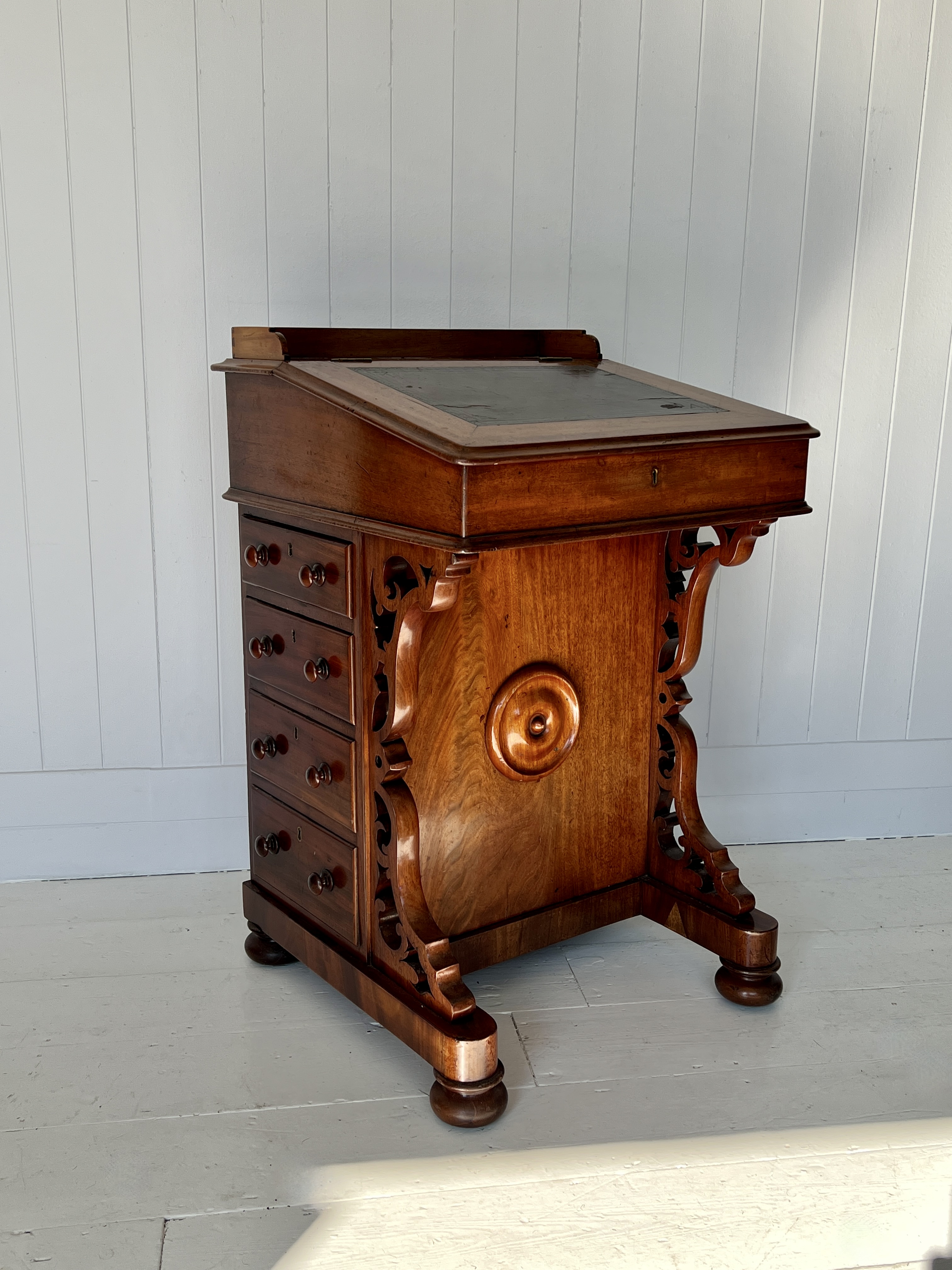 Victorian Mahagony Davenport Desk - Image 5
