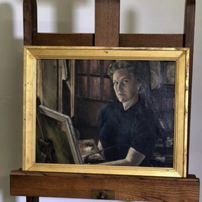 Artist Self Portrait Oil On Canvas