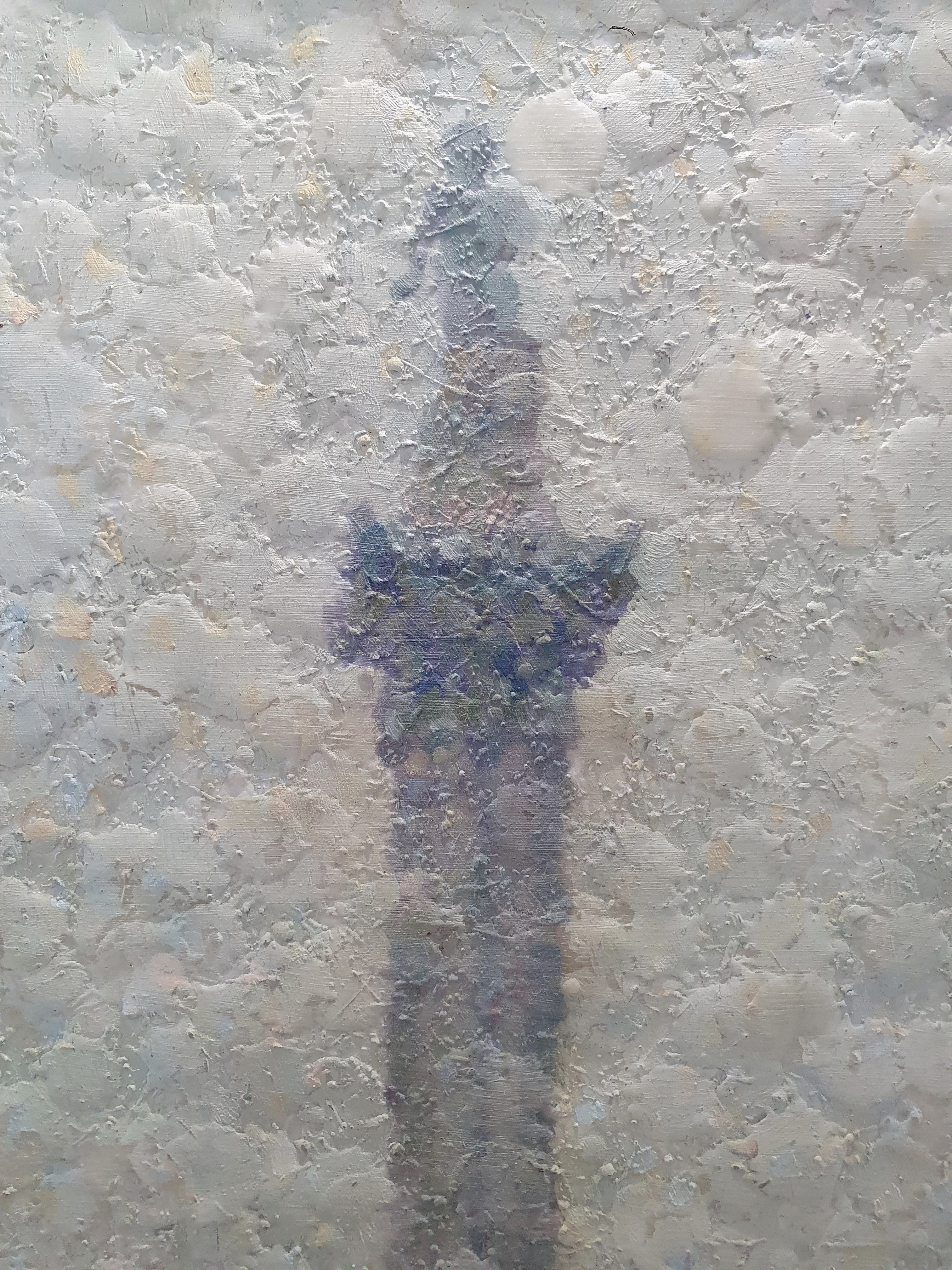 Trafalgar Square Oil On Wax Panel by Bill Bone - Image 4