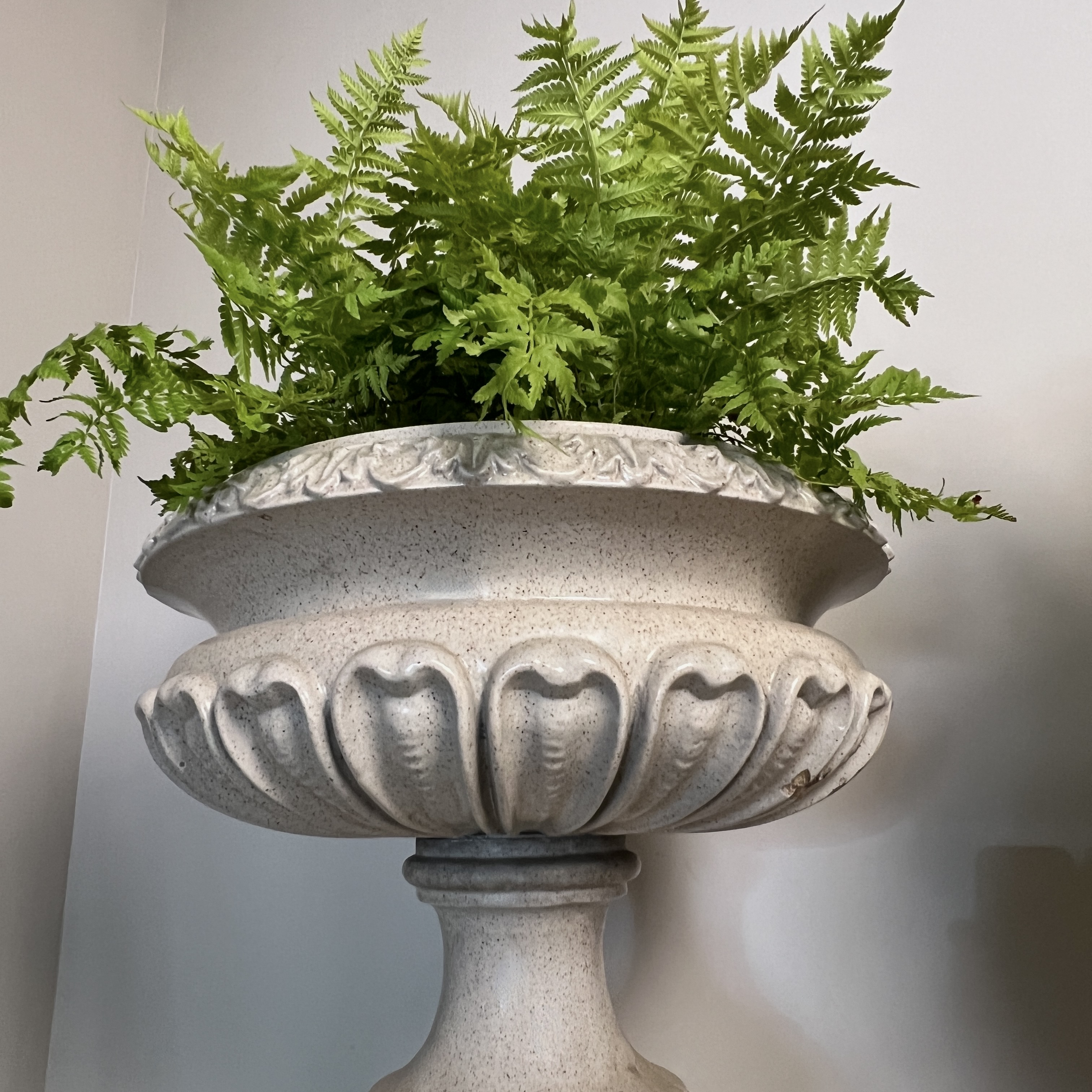 A Rare Pair of LEFCO Victorian Salt Glazed Urn Planters - Image 4
