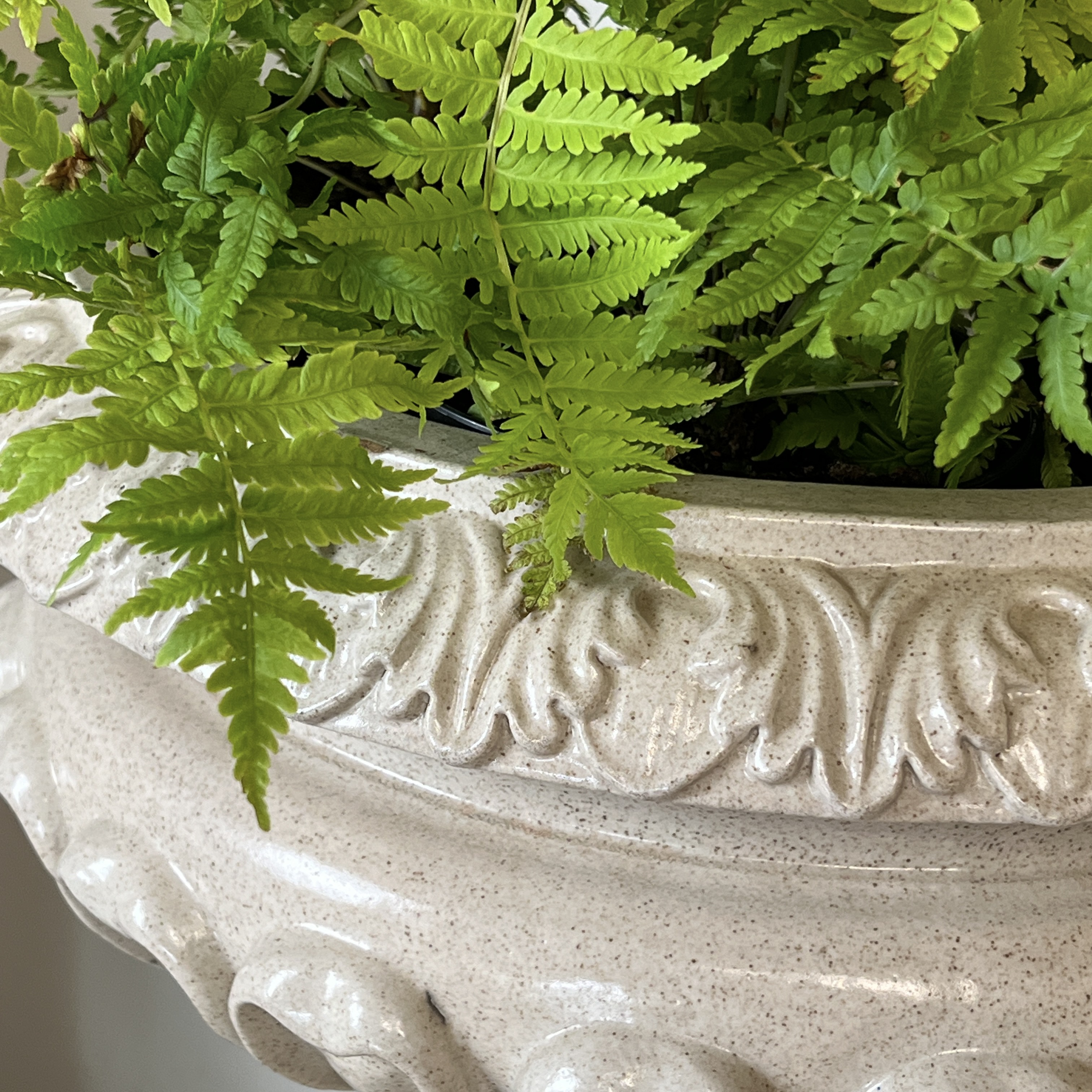 A Rare Pair of LEFCO Victorian Salt Glazed Urn Planters - Image 7