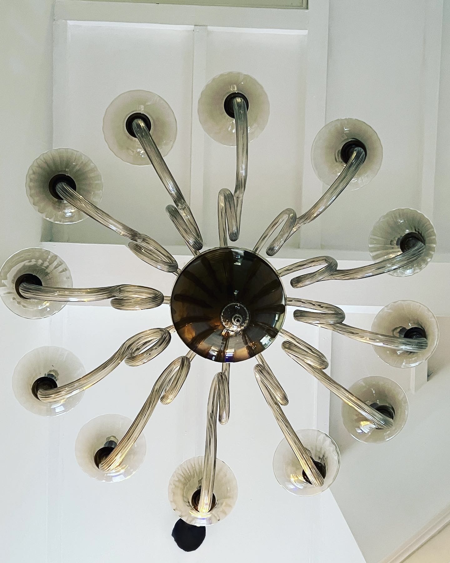 Large Bella Figura Italaian Glass Chandelier - Image 3
