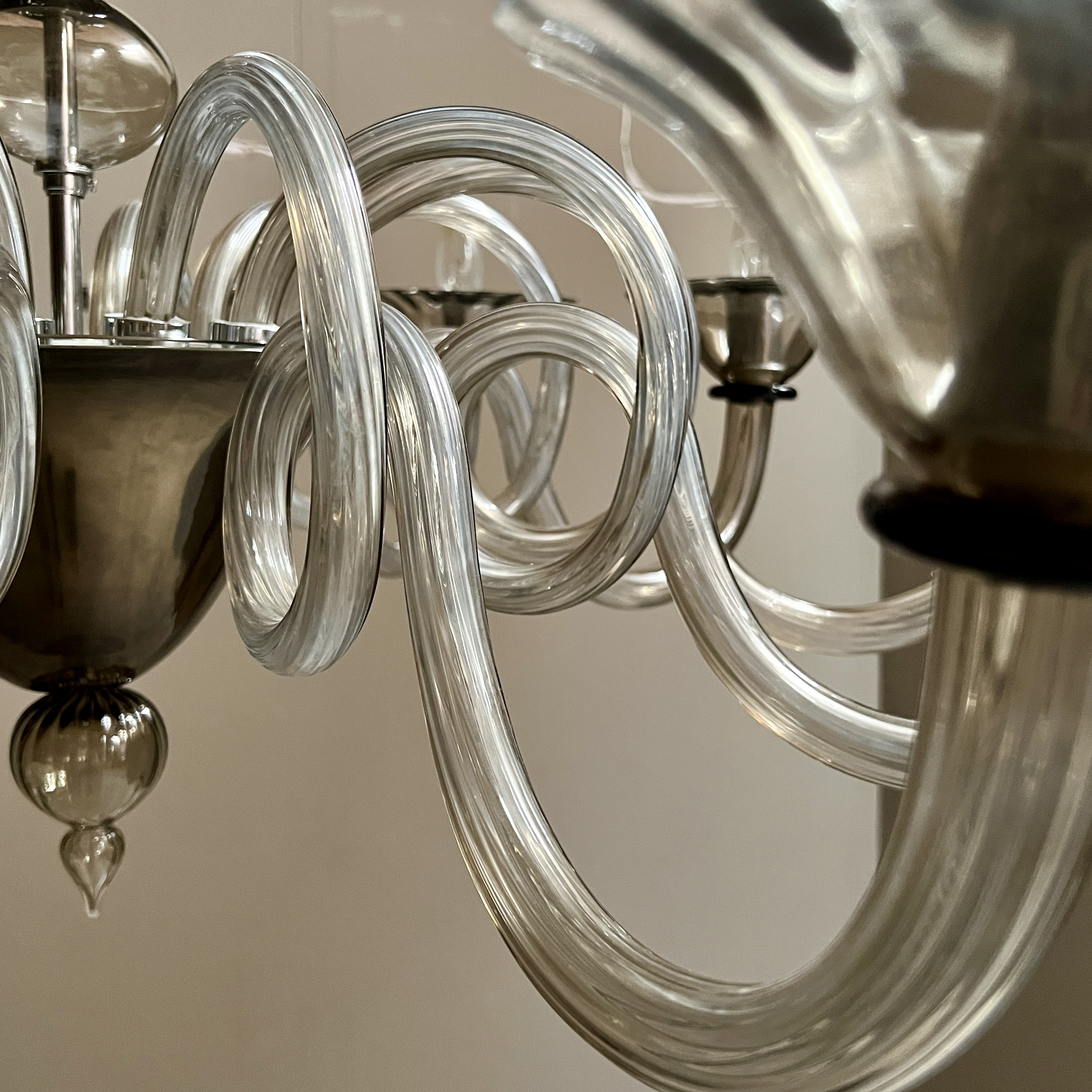 Large Bella Figura Italaian Glass Chandelier - Image 5