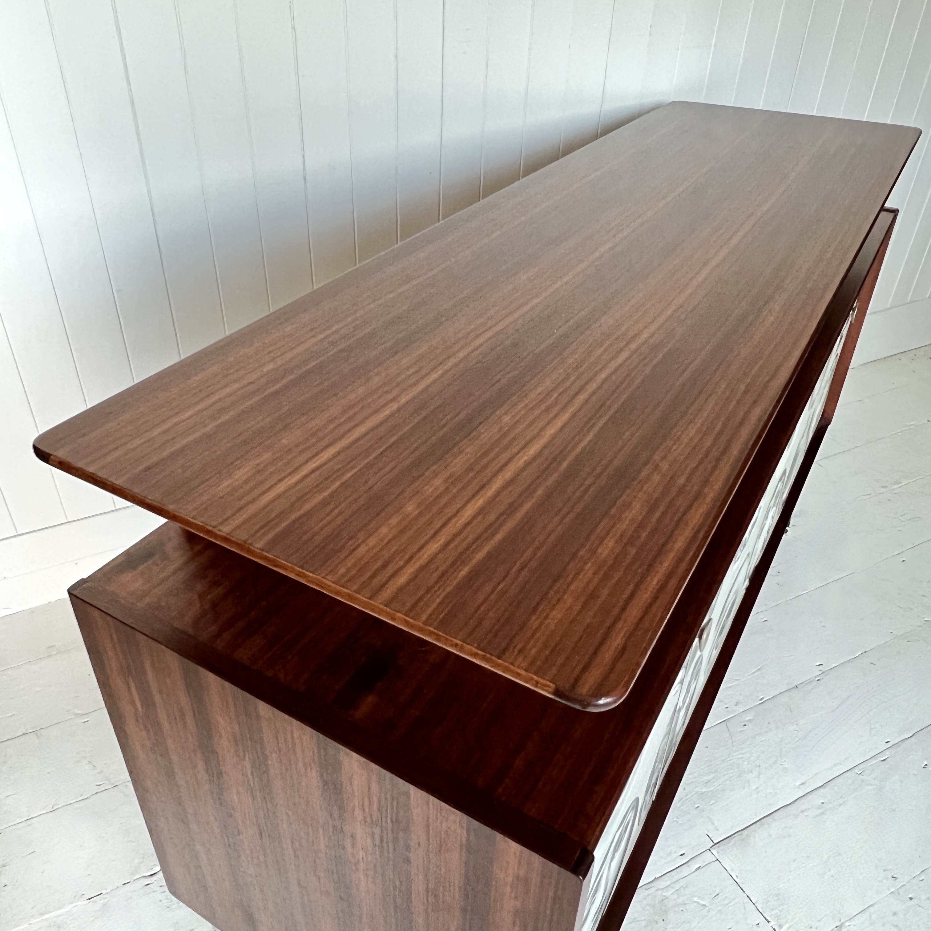 Gomme Teak Midcentury Sideboard With Fornasetti Decoupage - Image 5