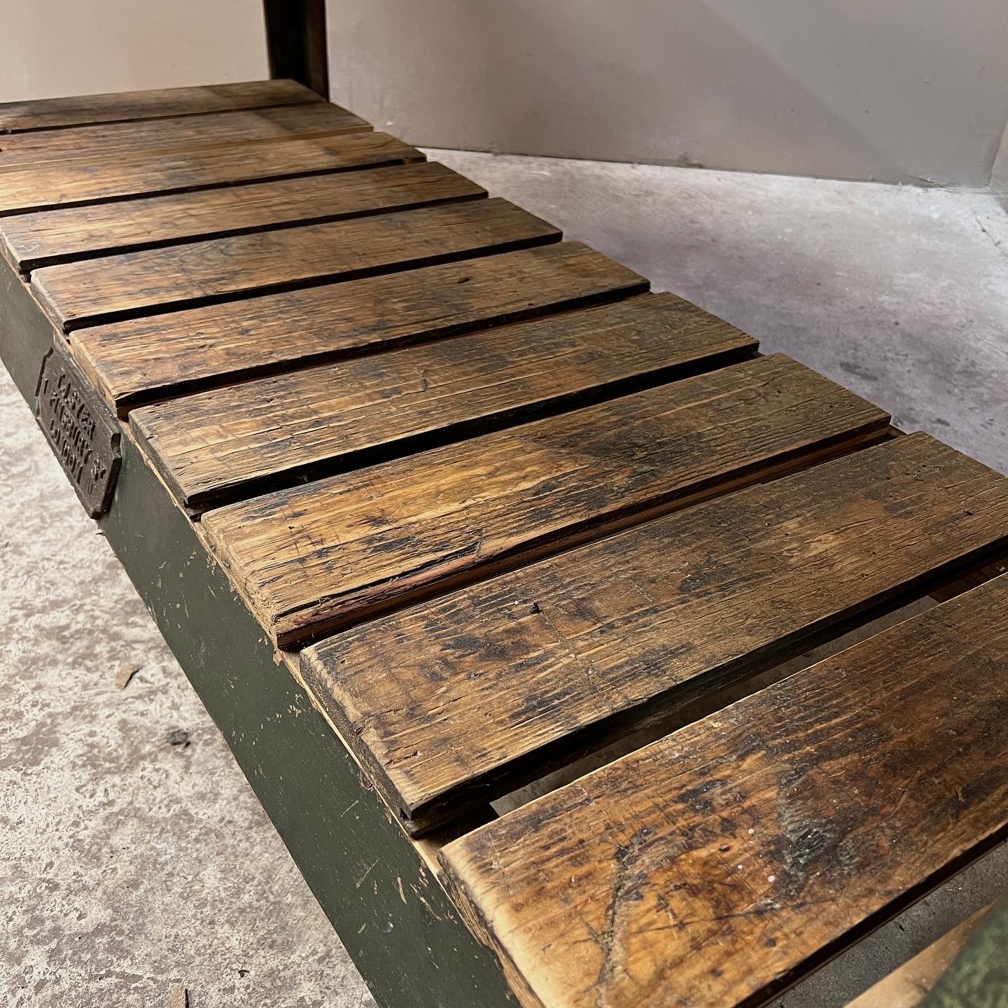 Victorian Iron & Marble Kitchen Prep or Console Table - Image 4