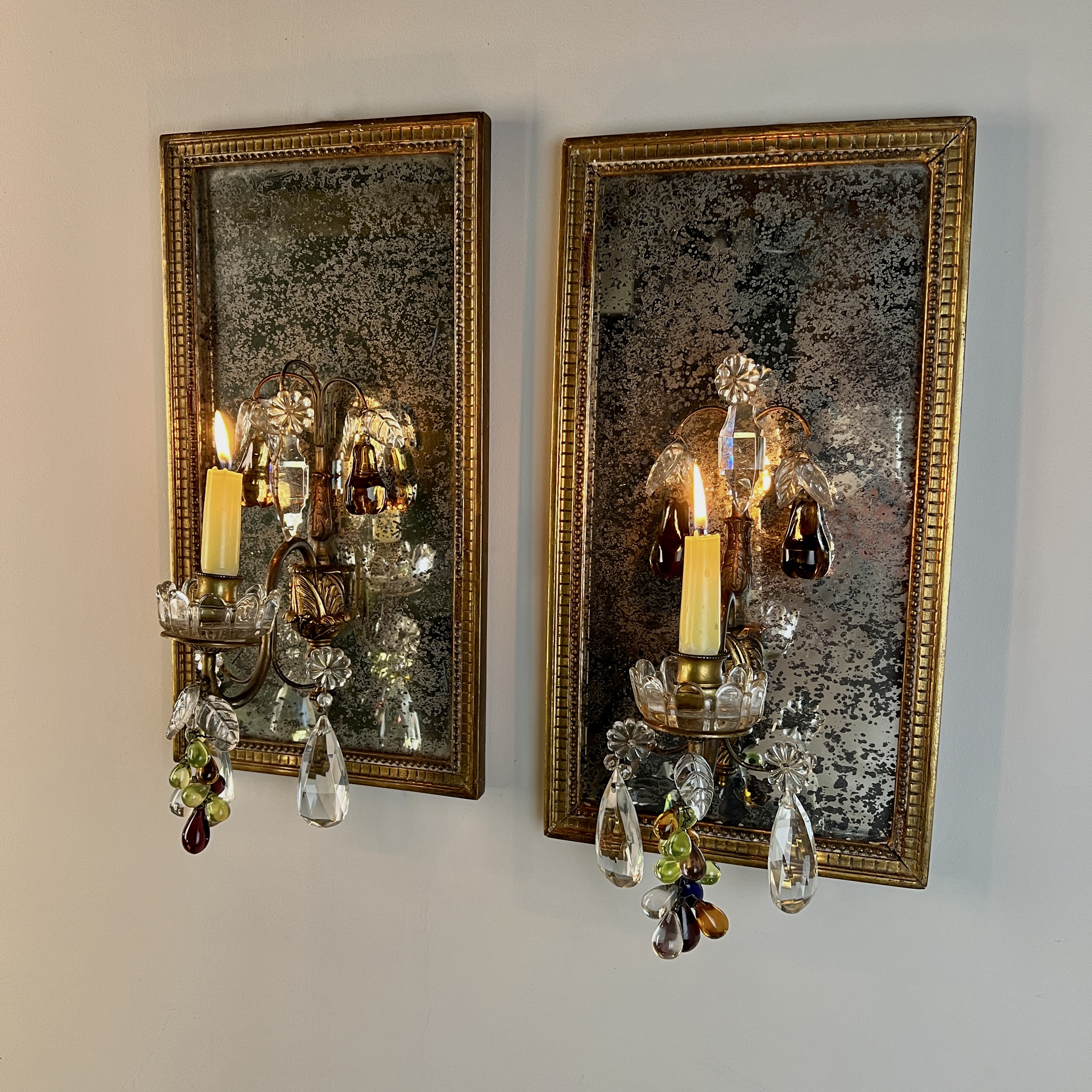 Pair Of C19th Venetian Girandole Mirrors - Image 7