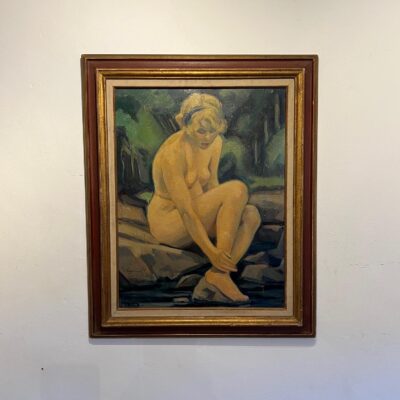 French Oil on Canvas