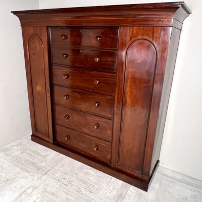 Victorian Mahogany Compactum Wardrobe