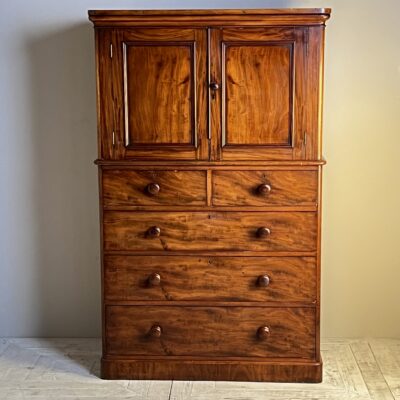 Heal And Son Mahogany Linen Press Or Housekeeper's Cupboard