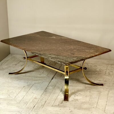 Midcentury Granite Top Coffee Table