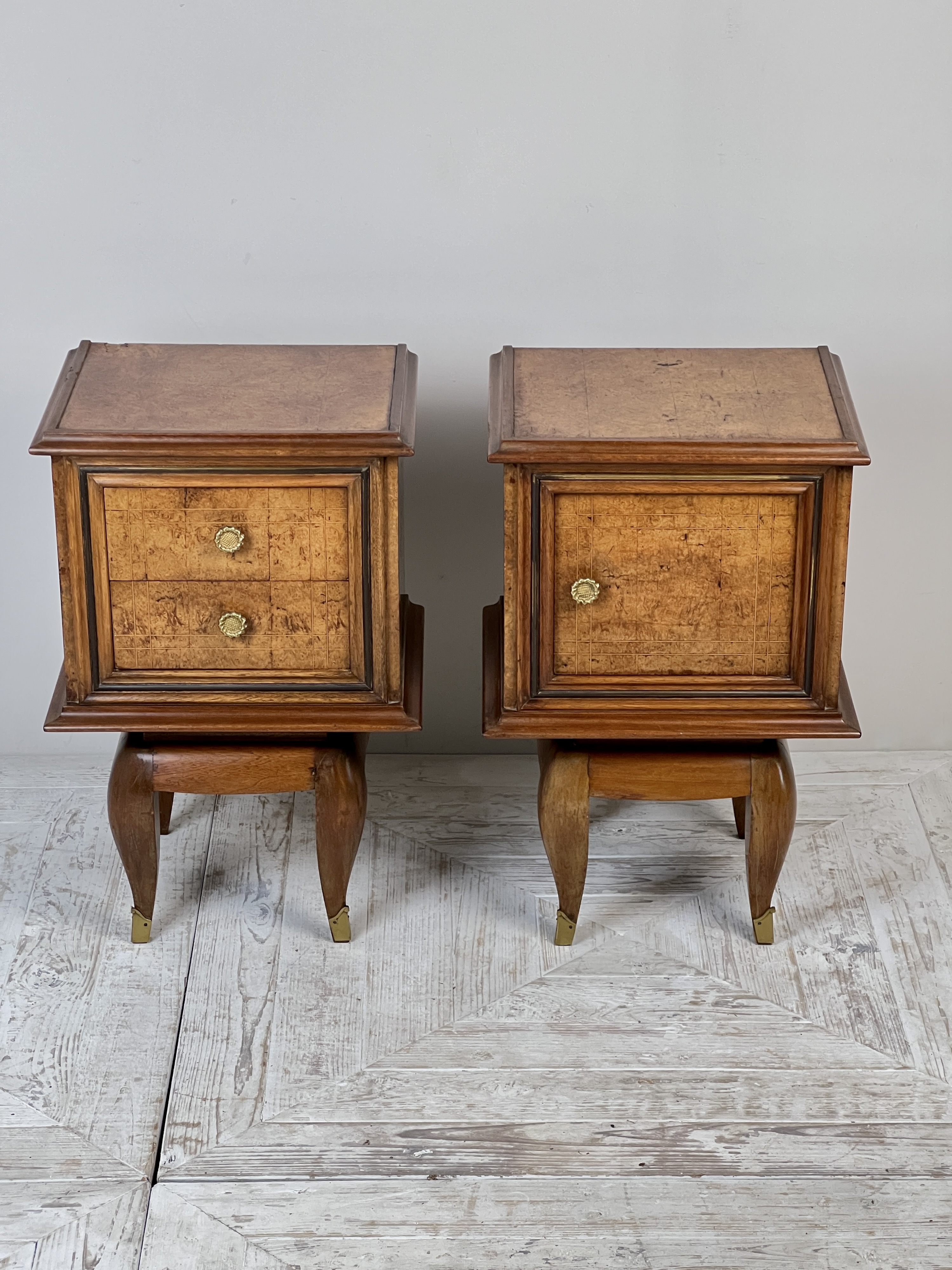 A Pair Of Italian Midcentury Bedside Cabinets - Image 4