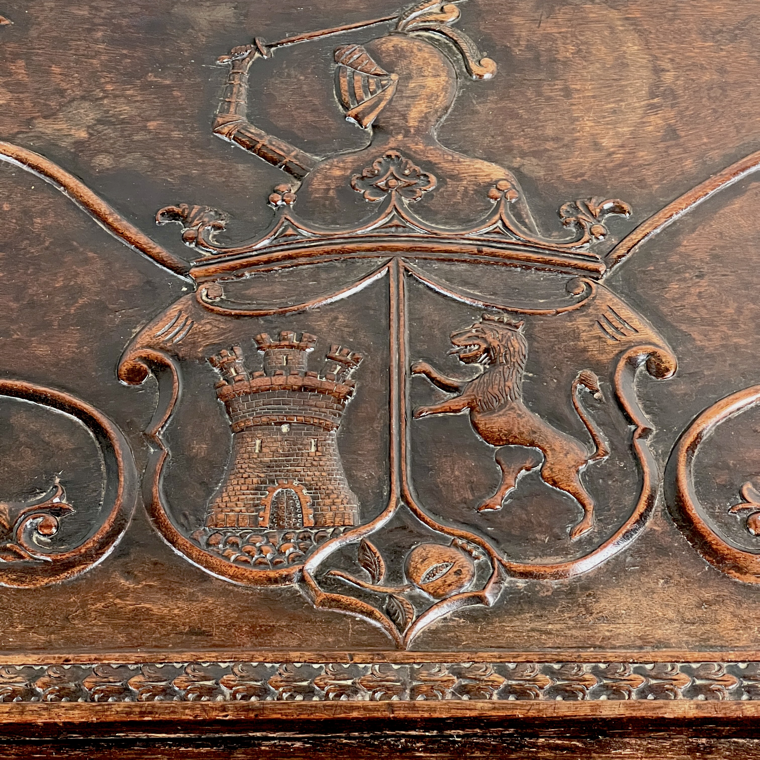 A Gibraltarian Carved Drop Leaf Bobbin Table - Image 9