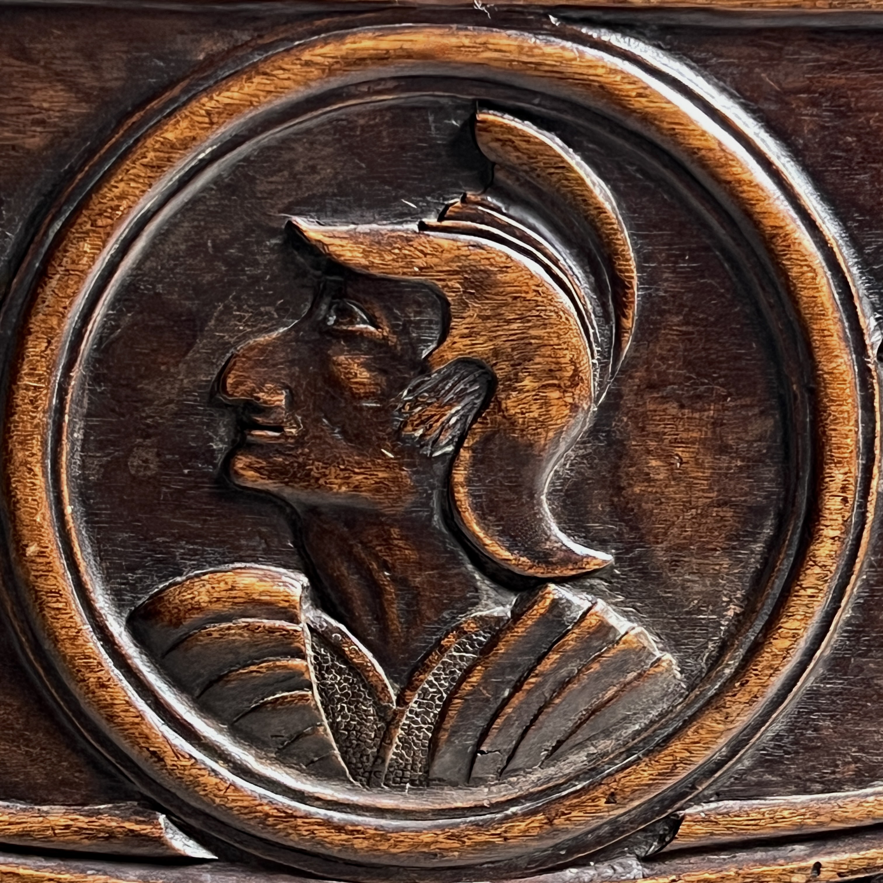 A Gibraltarian Carved Drop Leaf Bobbin Table - Image 8