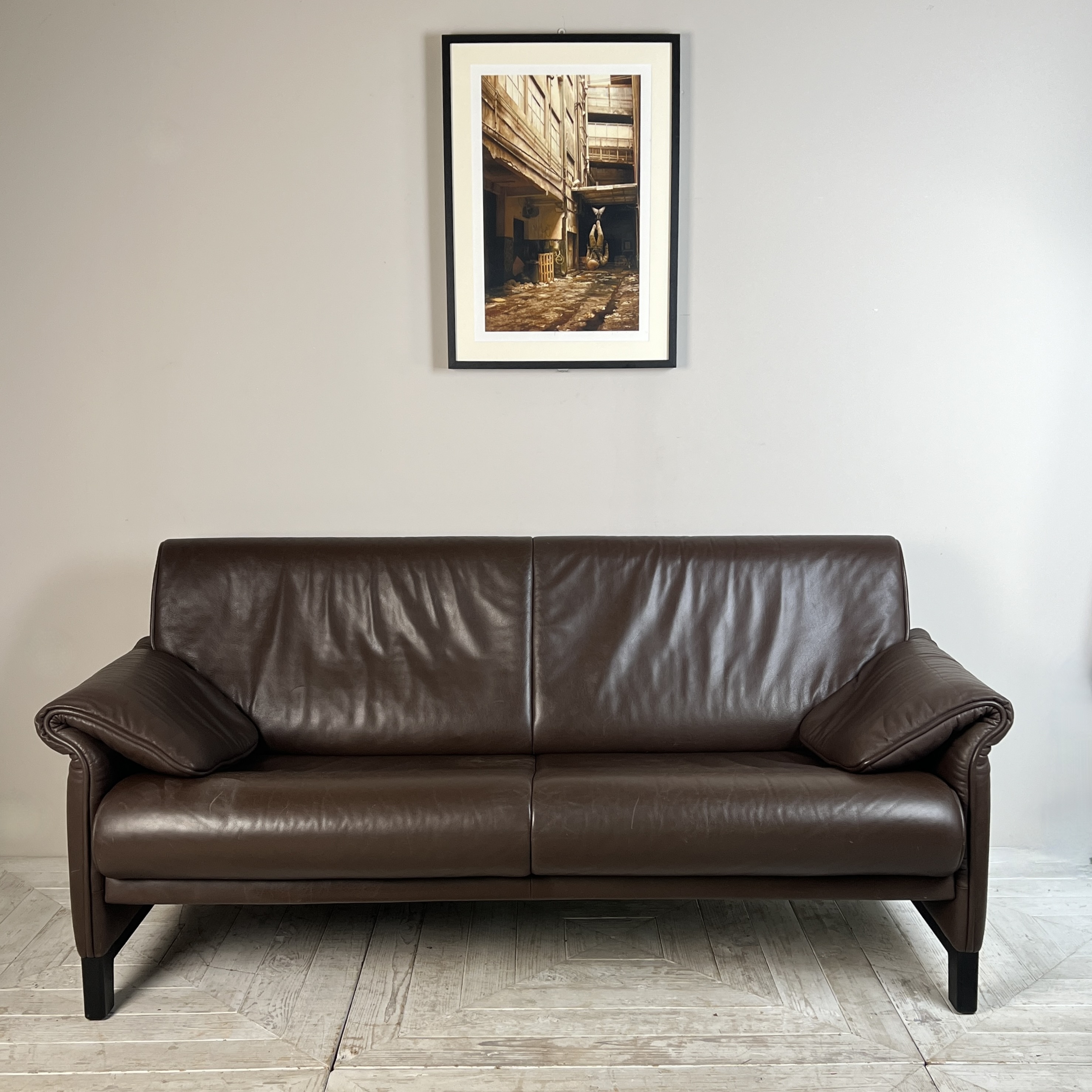 A De Sede Two Seater Leather Sofa - Image 2