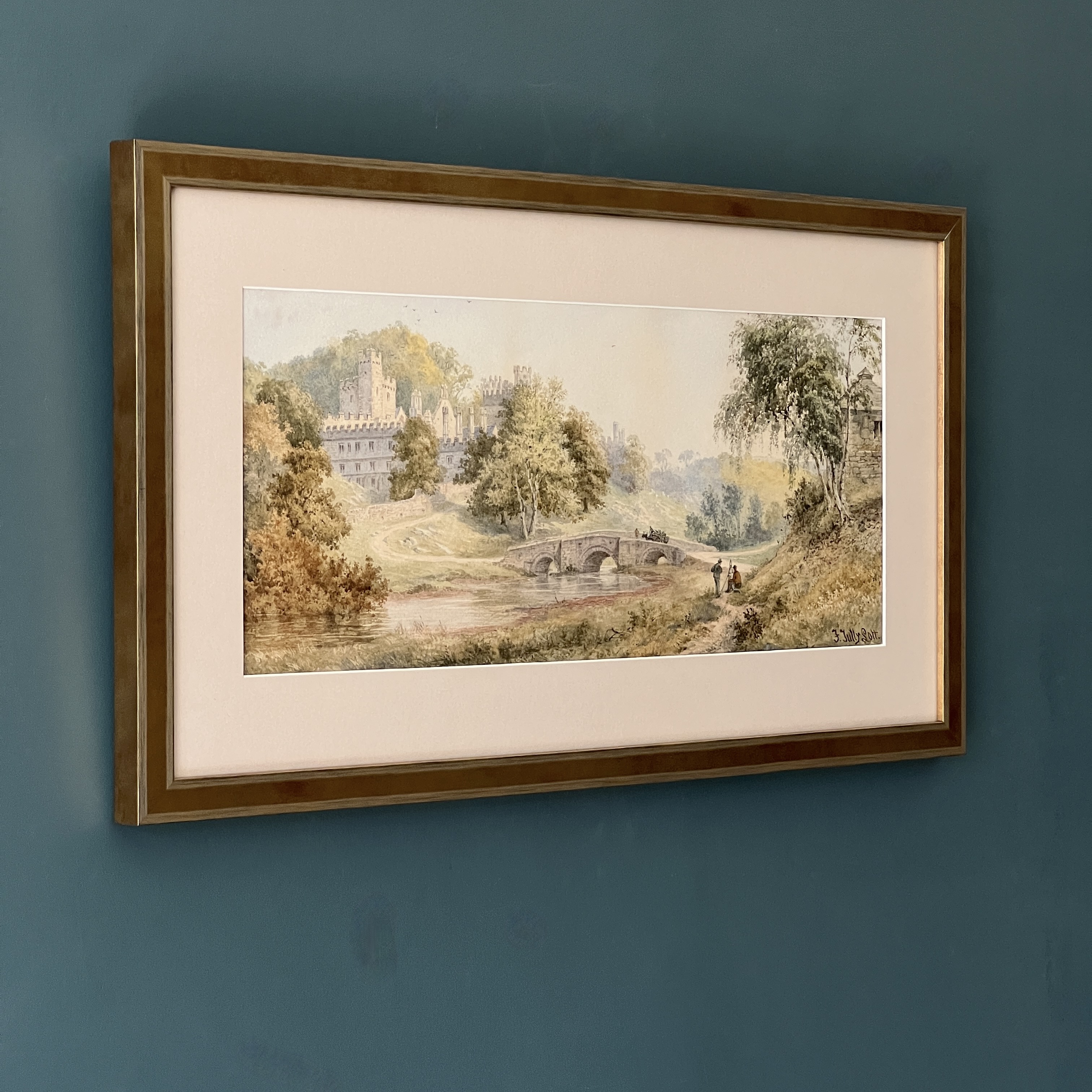 Victorian Watercolour 'Windsor Castle' By Frederick Tully Lott - Image 2