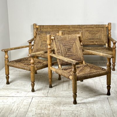 Sofa and Armchair Set Designed By Adrien Audoux And Frida Minet