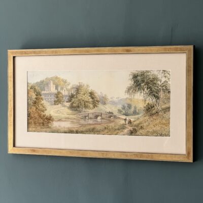 Victorian Watercolour 'Windsor Castle' By Frederick Tully Lott