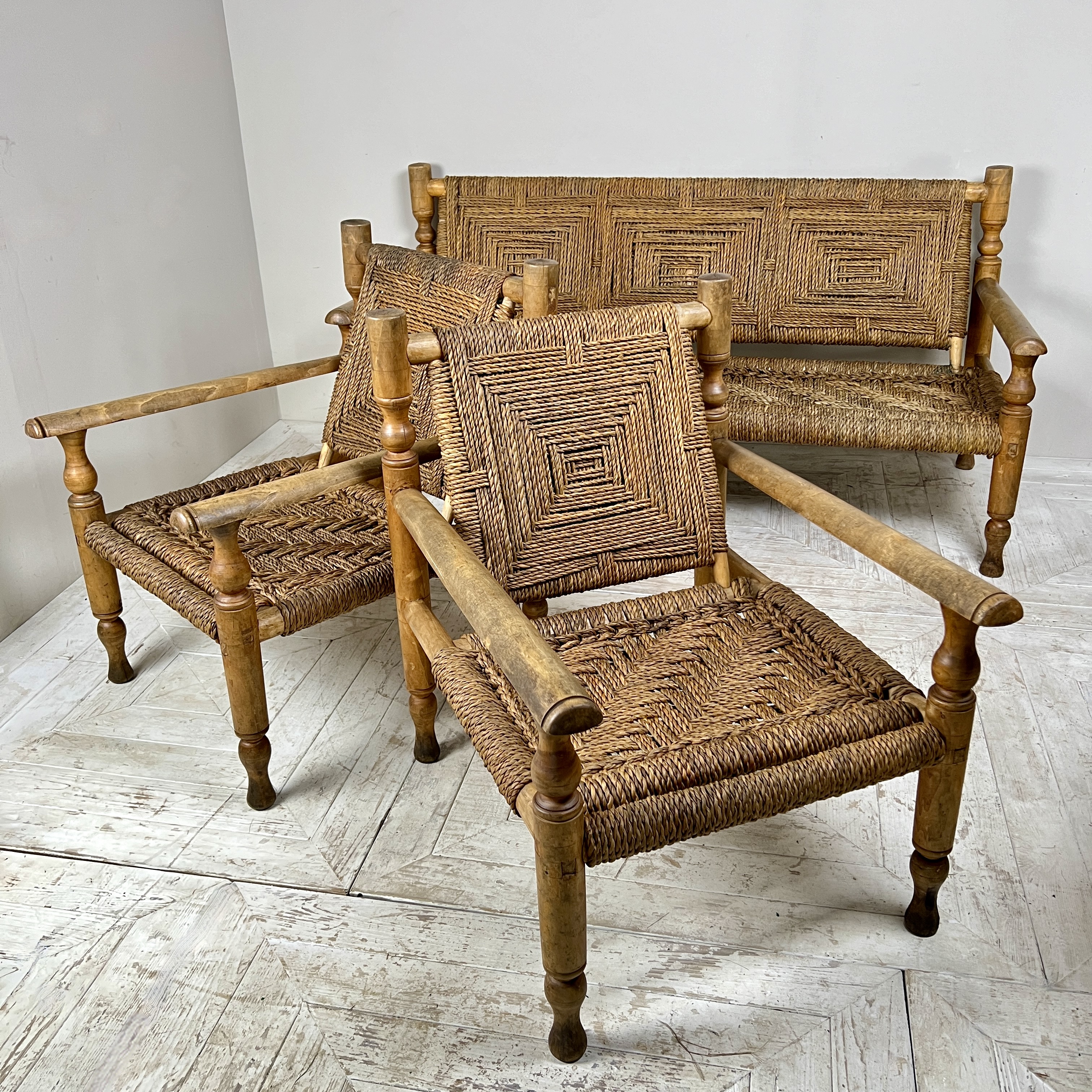 Sofa and Armchair Set Designed By Adrien Audoux And Frida Minet - Image 2