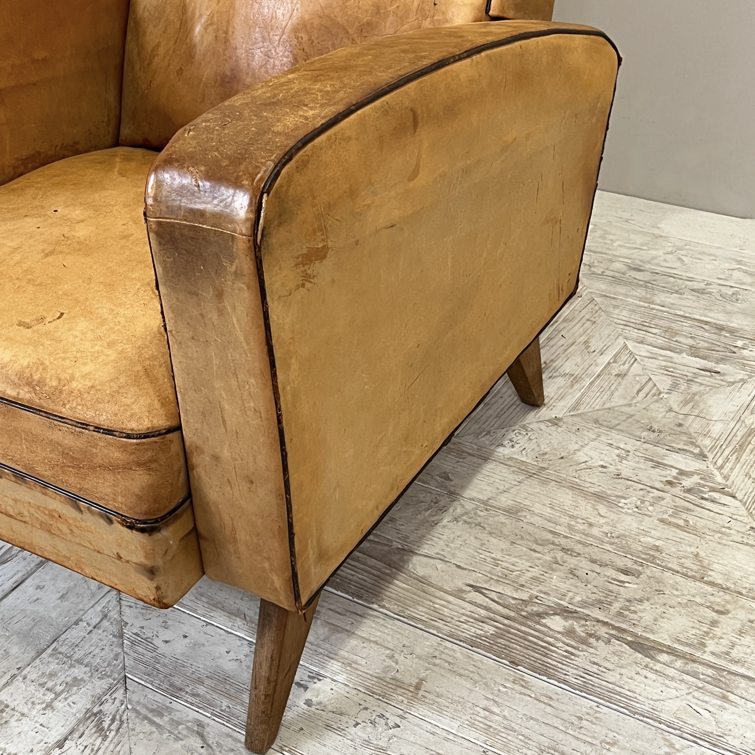 Pair Of 1950'S French Leather Armchairs - Image 10