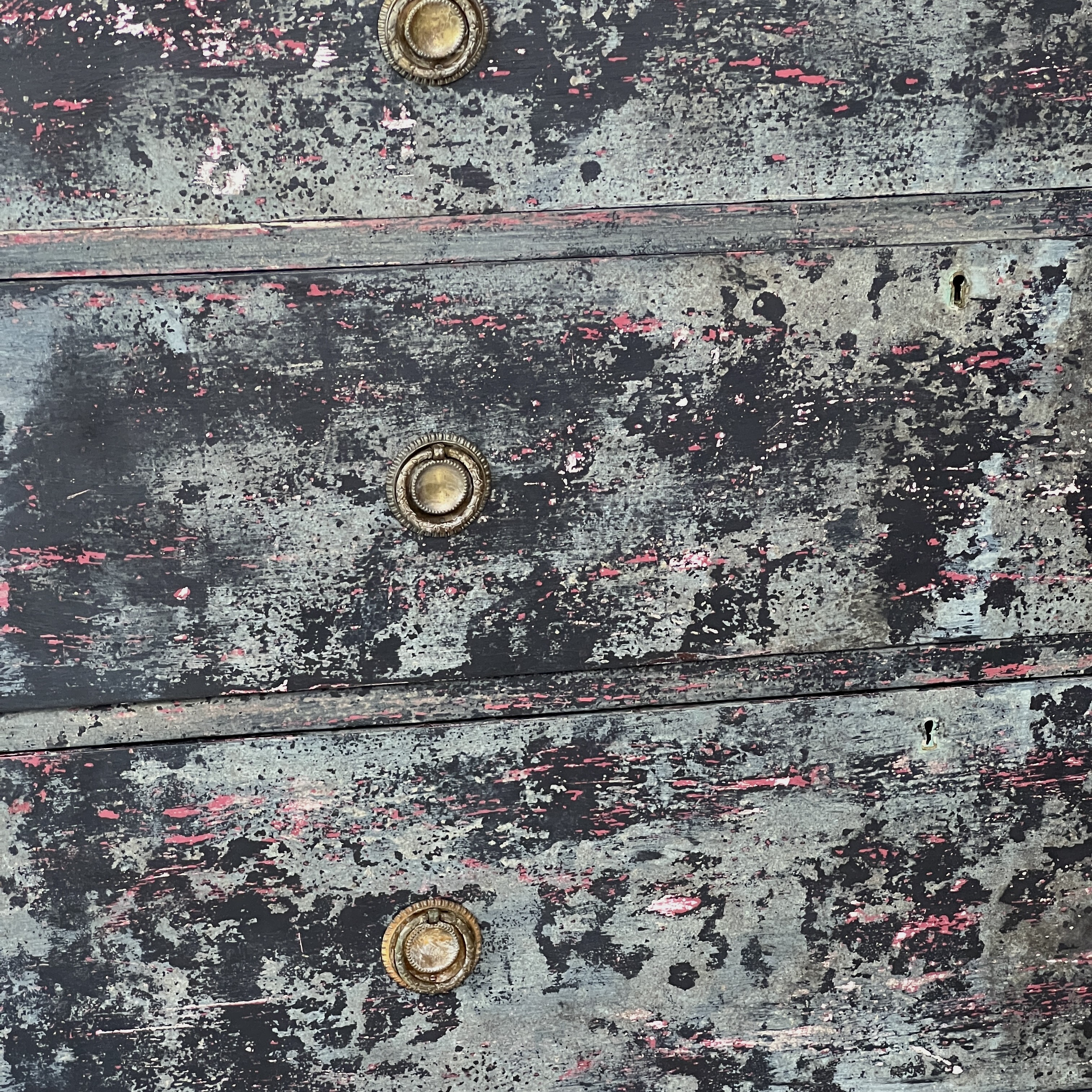 Painted Chest Of Georgian Style Drawers Circa 1910 - Image 6