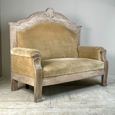 Early 20th Century Limed Oak Danish Sofa
