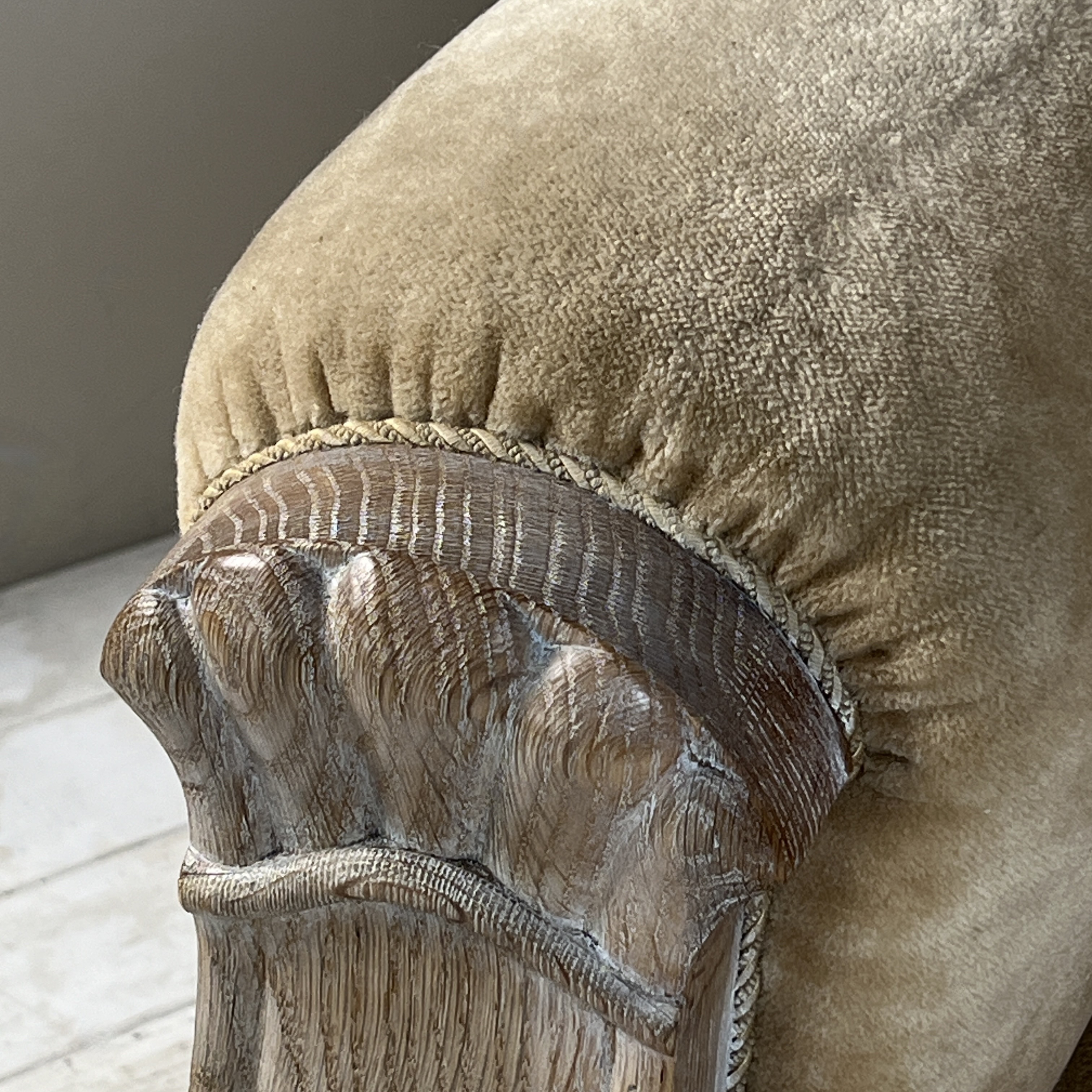 Early 20th Century Limed Oak Danish Sofa - Image 7