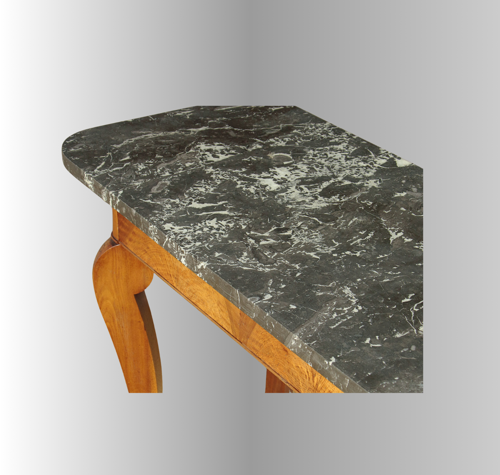 French Walnut And Marble Console Table Circa 1830 - Image 5