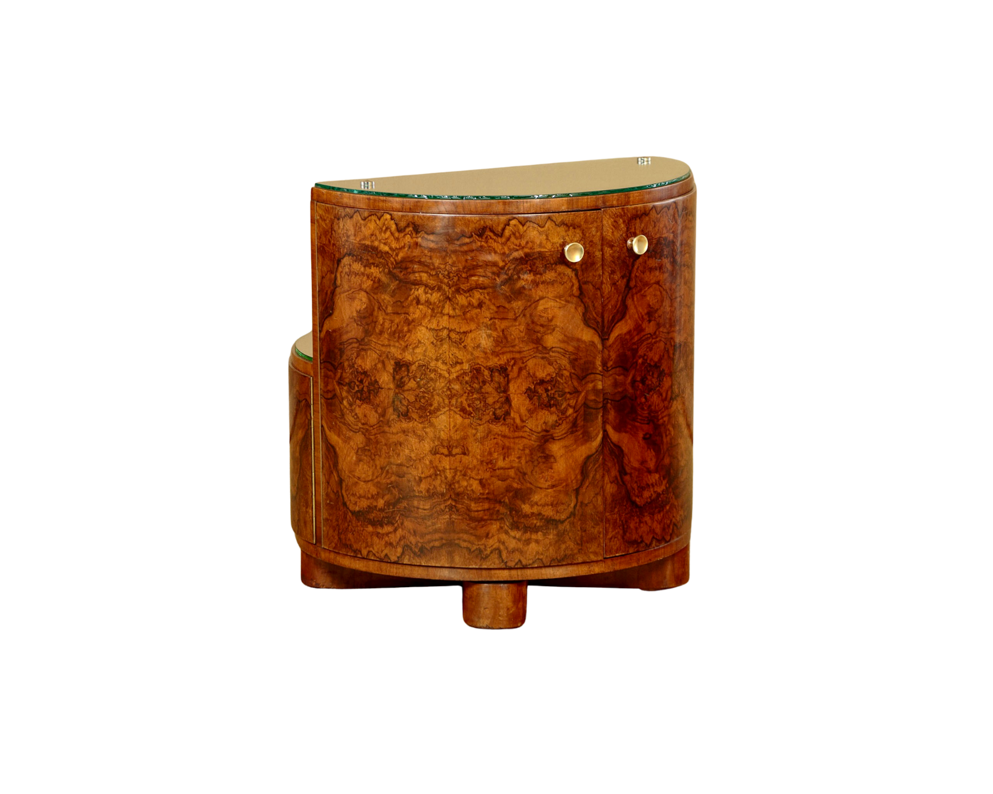 A Revolving Art Deco Drinks or Cocktail Cabinet Bar - Image 4